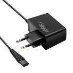 Chargeur pour braun séries 9 et 8 et 7 et 5 et 3 et 1 12v 4. 8w akyga noir Chargeur pour braun séries 9 et 8 et 7 et 5 et 3 et 1 12v 4. 8w akyga noir