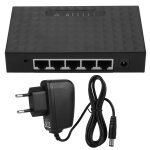 Chargeur de commutateur rseau fast ethernet lan rj45 vlan 10 / 100 mbps 5 ports