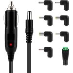 Chargeur connecteur allume - cigare dc 12v, cble d'alimentation universel pour chargeur voiture 12w ...