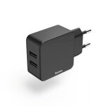 Chargeur double, bloc secteur usb - a, 2 x 2, 4 a, adapt. univ. , 12 w, nr