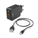 Chargeur rapide avec cble de charge micro - usb, qualcomm, 19, 5 w, 1, 5 m,