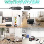 Chargeur secteur 10a 120w ac a dc adaptateur, 220v 12v convertisseur electronique prise d'allume cigare ...