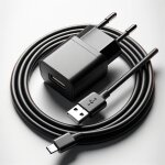 Chargeur secteur et c�ble usb charge et synchronisation pour liseuse kobo vox (sans wifi) - 100 cm - ...