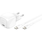 Chargeur secteur compact boostcharge 30 w (usb - c power delivery, recharge rapide pour apple iphone, ...