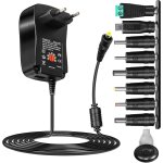 Chargeur universel, 30w adaptateur secteur universel ac - dc adapter 12v 9v 7. 5v 6v 5v 4. 5v 3v transformateu ...