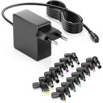 Chargeur universel pc portable ordinateur multi embout rond pd rapide 65w 45w 18, 5v 19v 19, 5v 20v 3, ...