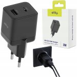 Chargeur usb - c usb - a gan 30w chargeur rapide 2 ports pd atc - 01 - 30wac bloc d'alimentation compact ...