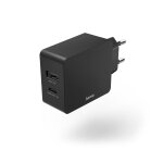 Chargeur, usb - c (pd / qc) + usb - a, 30 w, 20 pices dans le prsentoir