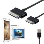 Chargeur usb, cble de donnes, cordon de charge pour samsung galaxy tab 2, 3, note, p1000, p3100, p3110, ...