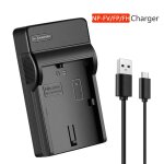 Chargeur usb pour sony distill f550 np - f550 np - f960 np - fp50 np - fh50 np - fv50 chargeur de batterie ...