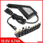 Chargeur de voiture 19v 4, 74 a 90w, adaptateur d'alimentation universel pour ordinateur portable lenovo ...