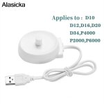 Chargeur de voyage usb pour brosse  dents lectrique, berceau de chargement pour braun oral b, s6 3757 ...