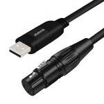 Checarzhn - - no1 - cble adaptateur d'interface usb vers dmx avec puce ft232r, prend en charge freestyler ...