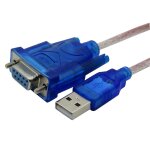 Checarzhn - - no1 - cble adaptateur usb 2. 0 mle vers rs232 femelle ftdi 150 cm, port srie 9 broches ...