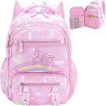 Checarzhn - - no1 - sac a dos d'ecole, sac d'ecole primaire pour filles, sac a dos dcontract, voyage, ...