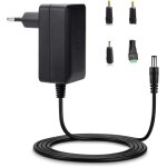 Cheng - 12v 2a 24w adaptateur d'alimentation chargeur secteur avec 4 connecteurs pour ordinateur portable, ...
