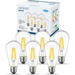 Cheng - ampoule led e27 blanc chaud, 11w ampoule filament st64, 1521lm equivalent  ampoule incandescente ...