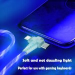 Cheng - cble de charge 3 en 1 charge rapide, allumez le chargeur de tlphone multi led android cble ...