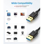 Cheng - câble usb a court, 2 pièces 1m câble usb a mâle vers mâle a, 5gbps câble transfert de données ... Cheng - câble usb a court, 2 pièces 1m câble usb a mâle vers mâle a, 5gbps câble transfert de données ...
