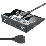 Cheng - hub usb 3. 0 usb - c 4 ports avant vers carte mère câble de raccordement 20 broches pour baie ... Cheng - hub usb 3. 0 usb - c 4 ports avant vers carte mère câble de raccordement 20 broches pour baie ...