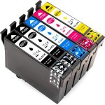 Chenquansarl - lot de 5 cartouches d'encre compatibles t0715 t0711 - t0714 pour stylus sx510w dx4000 ...