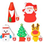 Chenquansarl - lot de 5) cl usb 16 go style de nol cadeaux de nouvel an cadeau de nol, borlterclamp ...