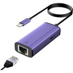 Chenquansarl - adaptateur lightning vers ethernet 2 en 1 - secteur + ethernet pour iphone / ipad - réseau ...