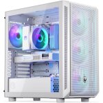 Chenquansarl - arx 700 white argb, botier gaming pc atx, 4x ventilateurs argb 140 - mm inclus, top et ...