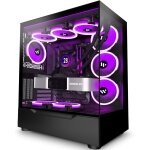 Chenquansarl - boitier pc - 4 ventilateurs pwm argb prinstalls, boitier tour e - atx en verre tremp, ...