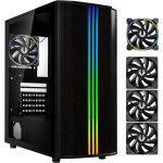 Chenquansarl - boitier pc moyen tour saber mesh (noir)