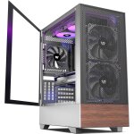 Chenquansarl - botier pc prinstall, 3 ventilateurs noirs, tour moyenne atx, botier de jeu avec ouverture ...
