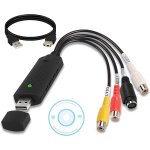 Chenquansarl - câble adaptateur de capture audio vidéo usb 2. 0, convertisseur vhs vers numérique, adaptateur ... Chenquansarl - câble adaptateur de capture audio vidéo usb 2. 0, convertisseur vhs vers numérique, adaptateur ...