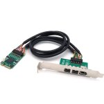 Chenquansarl - carte controleur mini pci express firewire 800 et 400 - 1 port ieee1394a et 2 ports ieee1394b ... Chenquansarl - carte controleur mini pci express firewire 800 et 400 - 1 port ieee1394a et 2 ports ieee1394b ...
