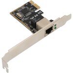 Chenquansarl - carte rseau pcie gigabit, 10 / 100 / 1000 / 25000 mbps rj45 lan carte ethernet pcie avec ...