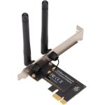 Chenquansarl - carte wifi pcie, carte rseau fil 300 mbps, adaptateur pci express fil 802. 11b / g / ...