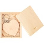 Chenquansarl - cl usb 64go coeur - naturel avec bote, mmoire stick usb pendrive flash drive en silicone ...