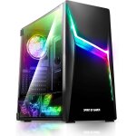 Chenquansarl - - clone 4 - boitier pc gamer rgb avec paroi transparente en verre tremp - crez votre ...