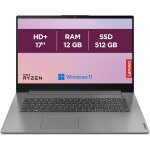 Chenquansarl - ideapad 3 17alc6 - ordinateur portable 17'' hd + (amd ryzen 7 5700u, ram 12go, ssd 512go, ...