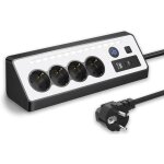 Chenquansarl - multipr d'angle de bureau, 4 pr s avec usb et 2 types c, protection contre les surtensions ... Chenquansarl - multipr d'angle de bureau, 4 pr s avec usb et 2 types c, protection contre les surtensions ...