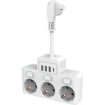 Chenquansarl - multipr voleur, multipr protection 3 ports, pr connecteur multiple, surtension avec usb ...