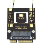 Chenquansarl - ngff adaptateur convertisseur m. 2 key - a vers mini pci - e pci express pour carte wifi ...
