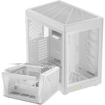 Chenquansarl - pc gamer boitier, botiers gaming eatx grand tour vide, 2 positions, double chambre, porte ...
