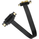Chenquansarl - pci - e 3. 0 1x a 1x 90 degrés câble d'extension coudé pci - e 1x adaptateur d'extension ... Chenquansarl - pci - e 3. 0 1x a 1x 90 degrés câble d'extension coudé pci - e 1x adaptateur d'extension ...