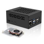 Chenquansarl - raspberry pi 5 botier mit active cooler, support top pcie to m. 2 nvme adapter x1001 ...