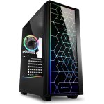 Chenquansarl - rgb lit 100 midi tower noir