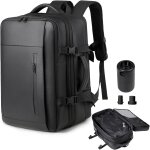 Chenquansarl - sac a dos cabine sous vide, sac cabine easyjet 45x36x20 cm aspirable avec pompe, 50l extensible ...