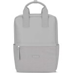 Chenquansarl - sac a dos femme gris mila daypack sac en toile de coton et cuir vgtal petit sac pour ...