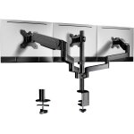 Chenquansarl - support ecran pc 3 ecran, premium bras articul ressort pour triple ecran 17 - 27 , hauteur ...