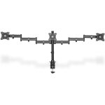 Chenquansarl - support d'ecran - pince de table - 3 ecrans - jusqu'a 27 pouces - jusqu'a 3x 8 kg - vesa ...