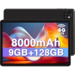 Chenquansarl - t10w tablette avec carte sim, 8000mah 4g lte + 5g wifi, tablette tactile 10 pouces, 9gb ...